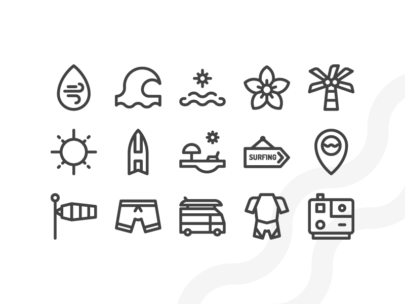 800x600 Surf Icons