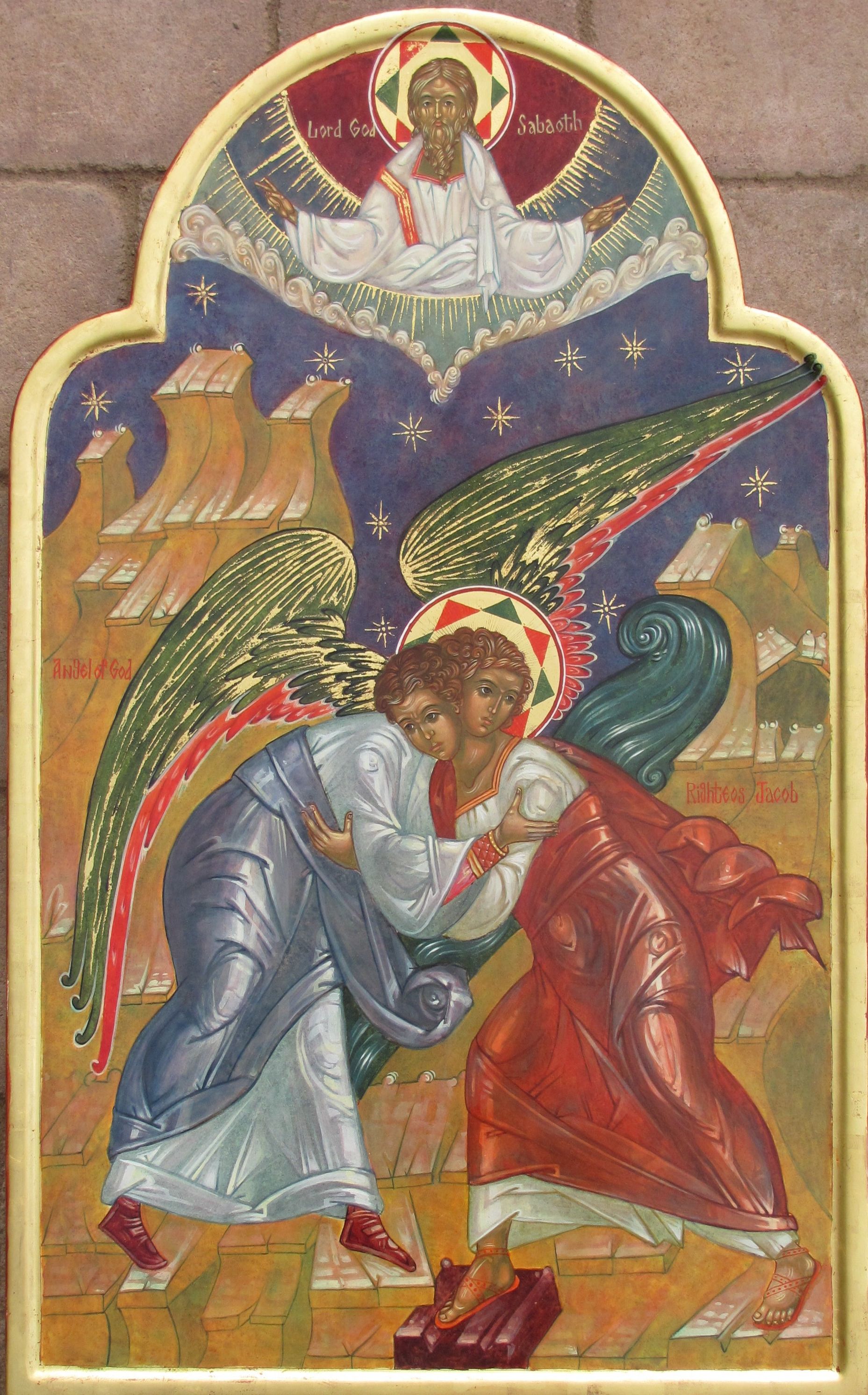 1857x2984 Jacob Wrestling The Angel Of God Icons
