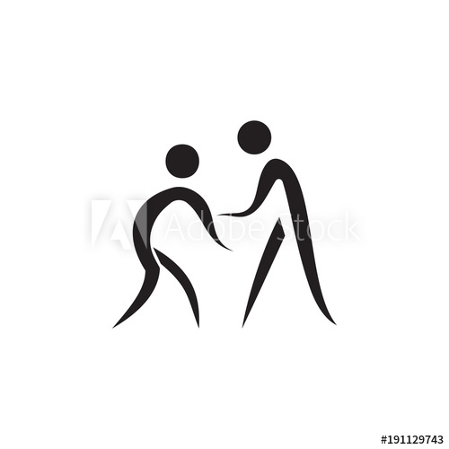 500x500 Freestyle Wrestling Icon Elements Of Sportsman Icon Premium