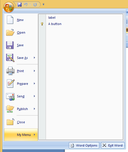 446x529 How Do I Add Custom Menu Items To The Office Button In Office