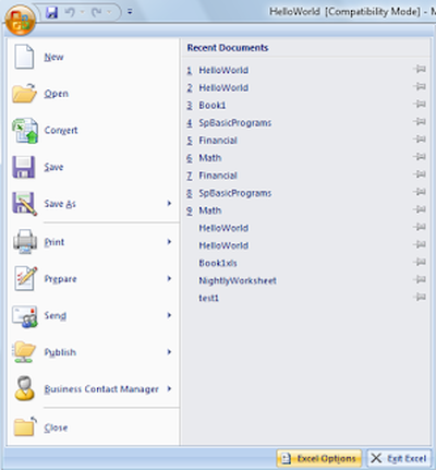 400x431 Ikon Menu Office Button