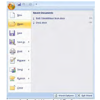 390x392 Jelaskan Fungsi Office Button Dan Fungsi Quick Access Toolbar Pada