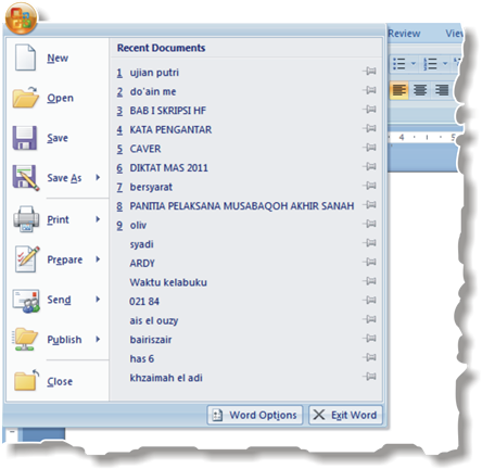444x432 Mengenal Fungsi Dan Pengertian Office Button Icon Pada Tab Home