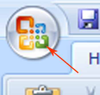 350x335 Office Button Sebagai Pengelola Dokumen