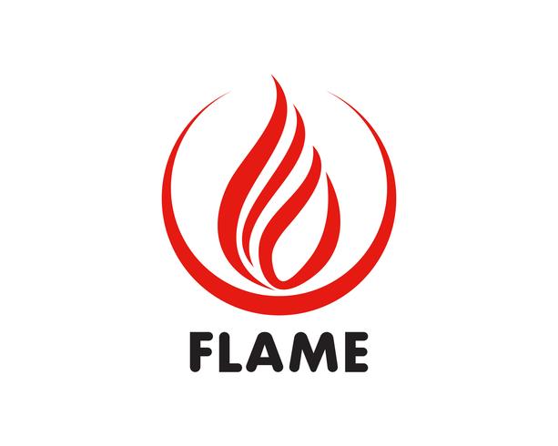 613x490 Fire Flame Logo Template Vector Icon Oil, Gas And Energy Logo