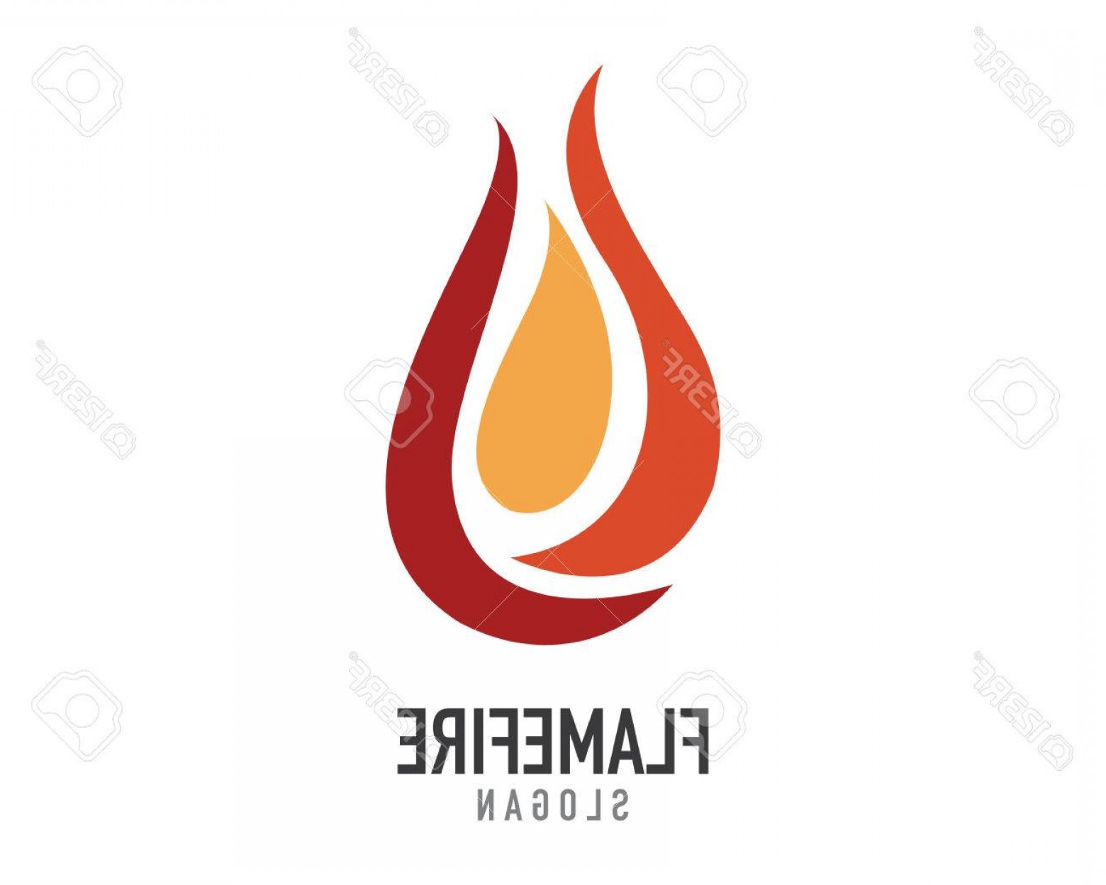 1560x1248 Photostock Vector Fire Flame Logo Template Vector Icon Oil Gas