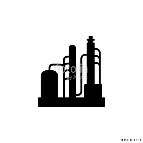 500x500 Refinery Icon Oil An Gas Icon Elements Premium Quality Graphic