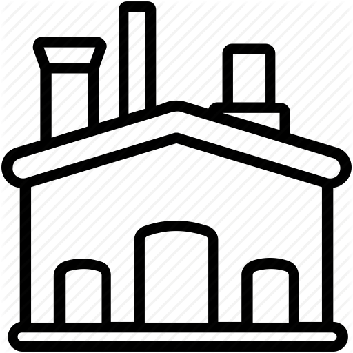 512x512 Factory, Industrial Building, Industry, Mill, Small Industry Icon