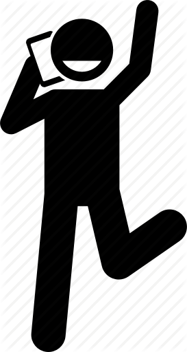 273x512 Cheerful, Good News, Happy, Man, Phone, Talking Icon