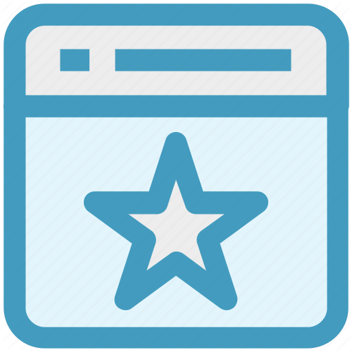 512x512 Favorite, Page, Seo, Star, Tab, Web Page, Website Icon
