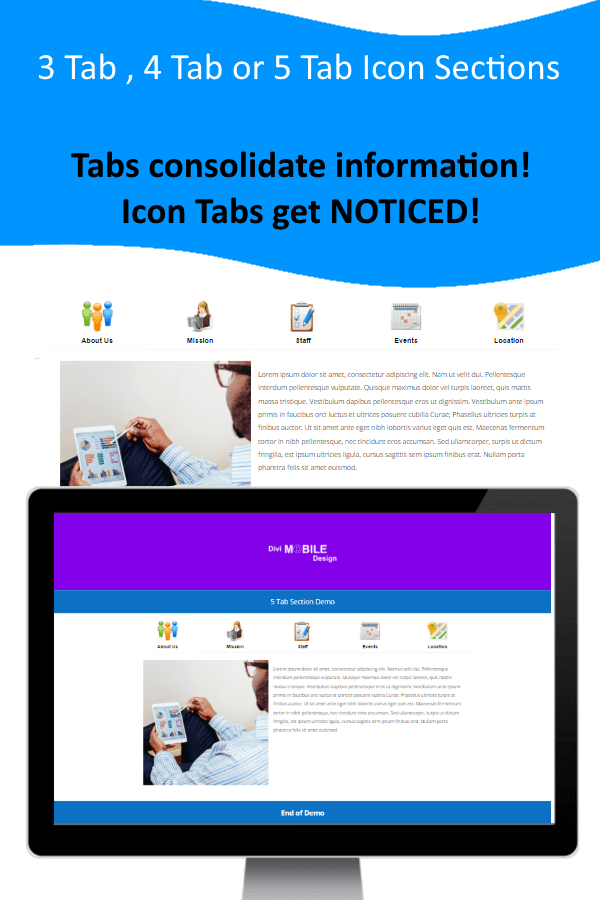 600x900 Icon Tab Sections
