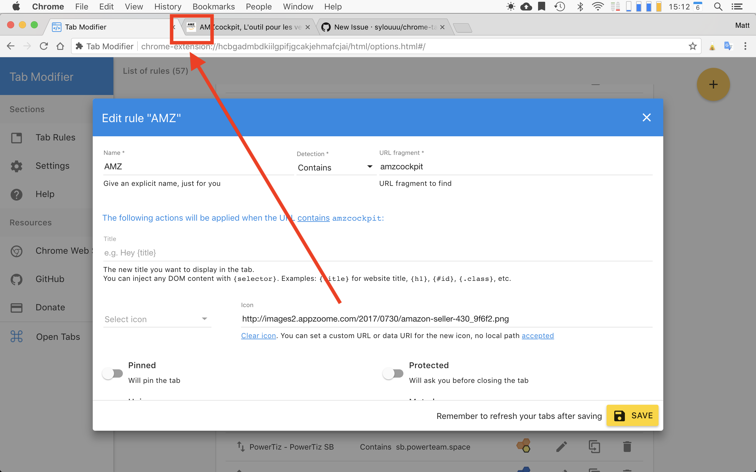 2560x1600 Cannot Change Some Websites Favicons Issue