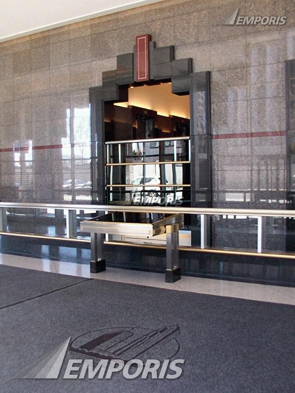 600x800 East Lobby With Building Icon On The Floor, Two Prudential Plaza
