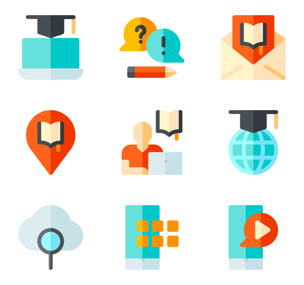 600x564 School Presentation Icon Packs