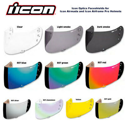400x400 Icon Optics Faceshields For Icon Airmada And Icon Airframe Pro