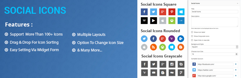 772x250 Social Icons Wordpress Plugin