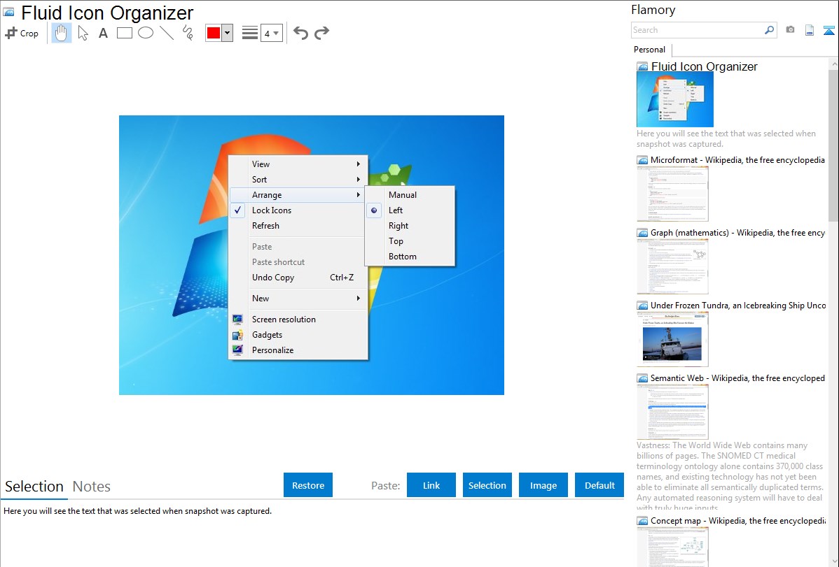 1198x811 Fluid Icon Organizer Integration With Flamory