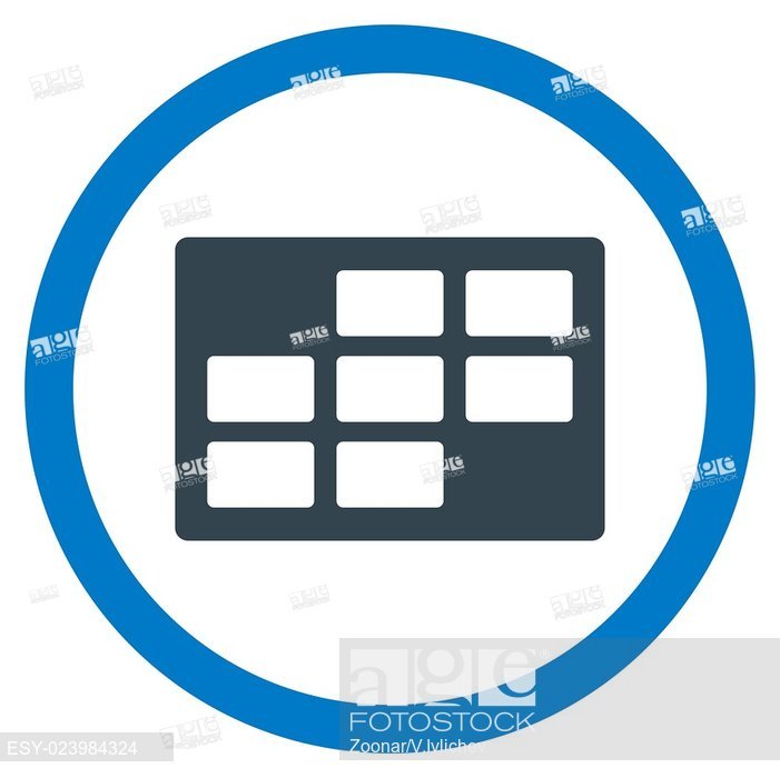 701x700 Organizer Grid Icon, Stock Photo, Picture And Low Budget Royalty
