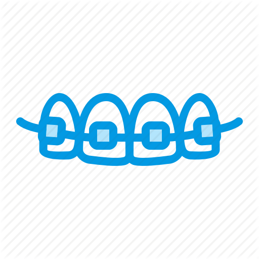 Braces, Dental, Dentistry, Medical, Orthodontics Icon 512x512 Braces, Dental, Dentistry, Medical, Orthodontics Icon