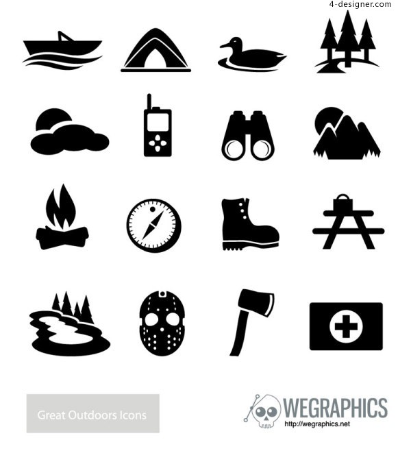 600x661 Designer Outdoor Icon Vector Material