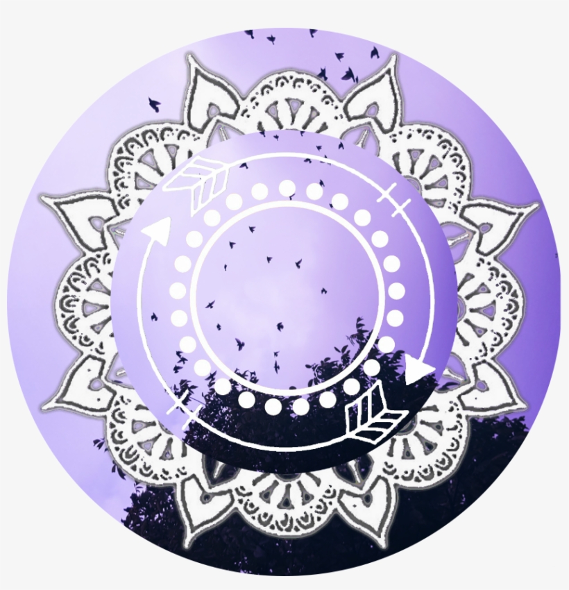 820x850 Purple Icon Overlay Overlays Icon Mandala Circleoverlay