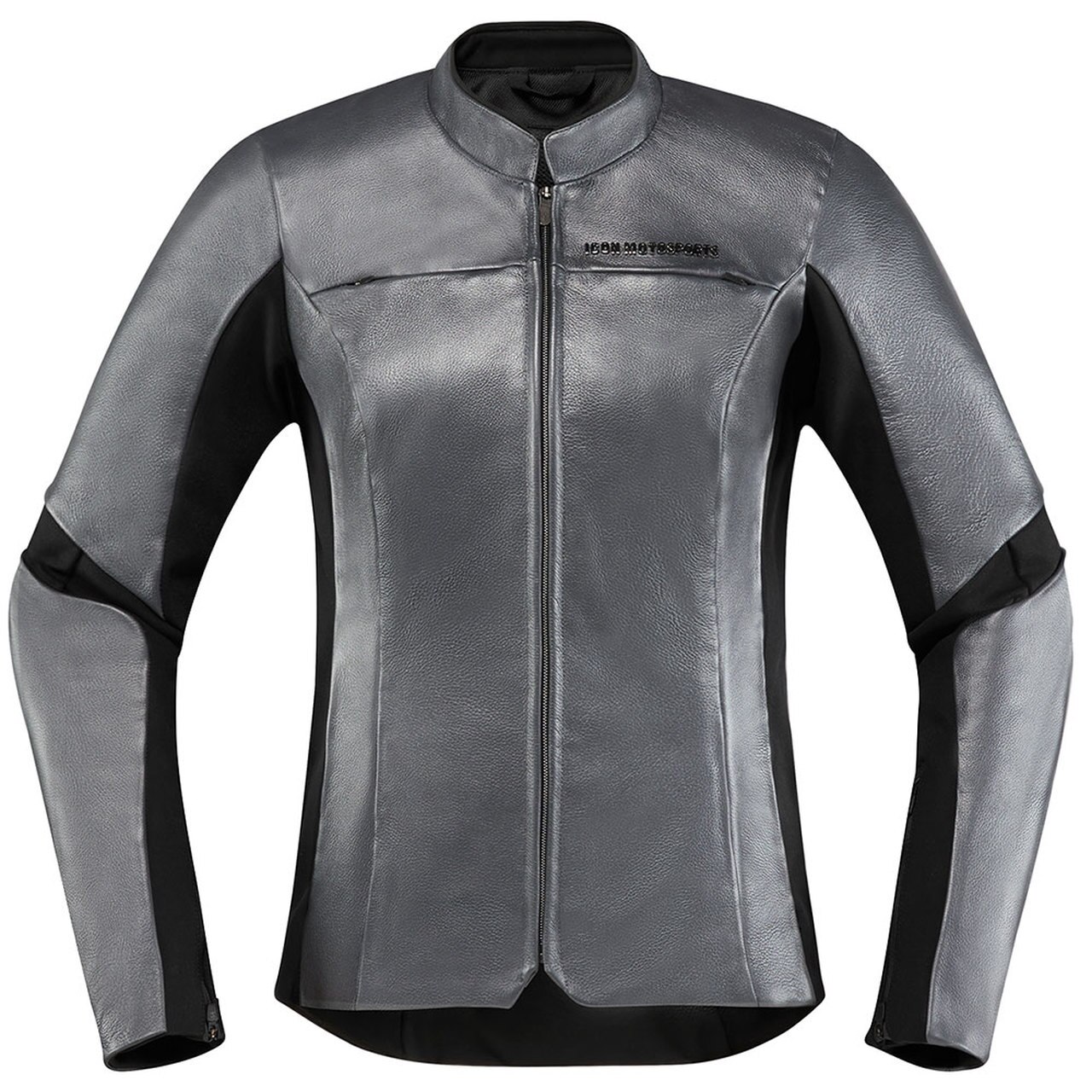 1280x1280 Icon Overlord Women's Charcoal Leather Jacket