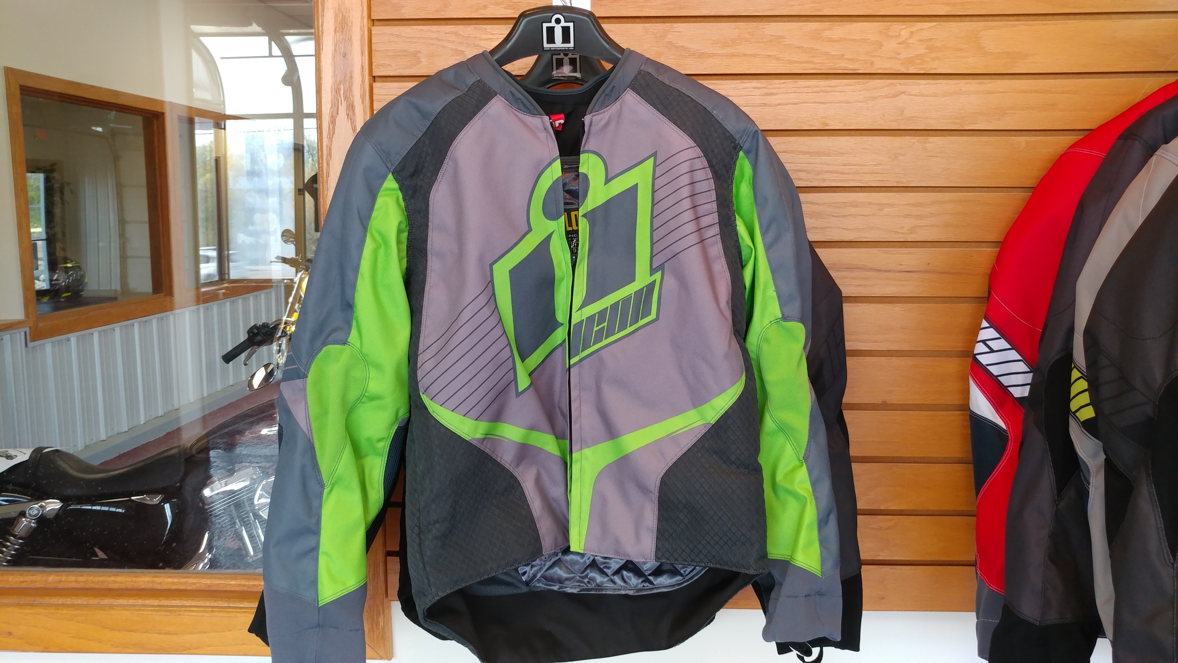 2328x1310 Harkys Motorsports Icon Overlord Armored Riding Jacket Green