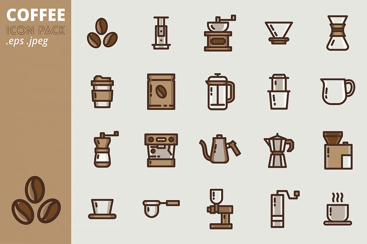 1200x800 Coffee Icon Pack
