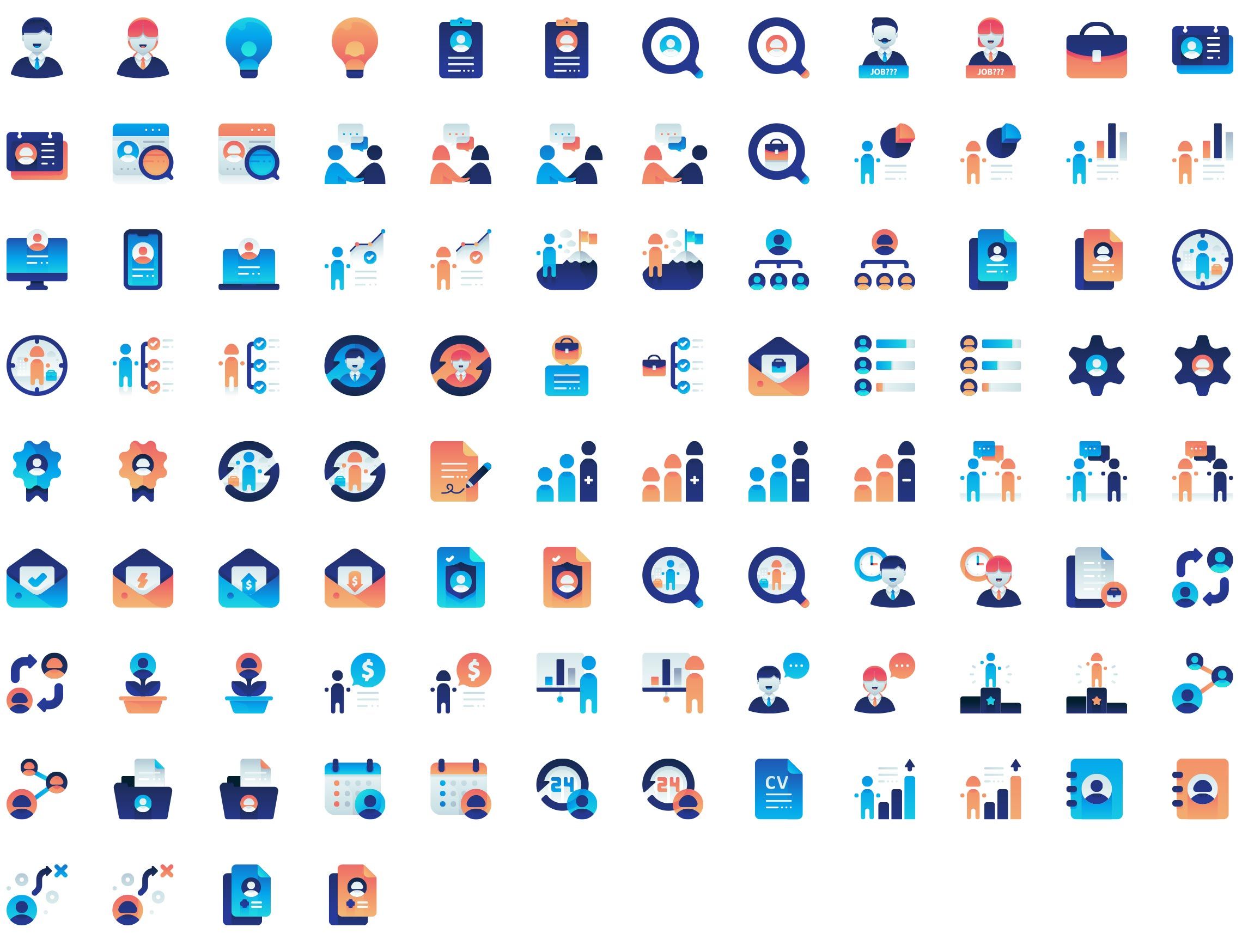 2280x1748 Gradient Icons Pack