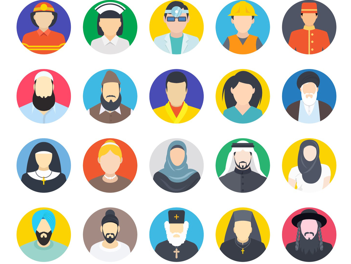 1444x1084 Professions Icon Pack