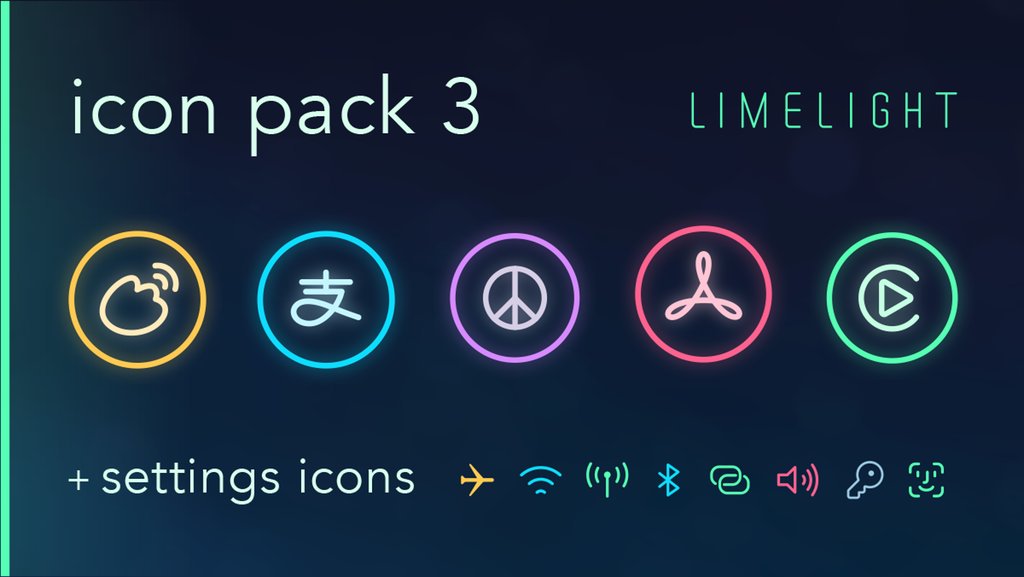 1024x577 Yalu Jailbreak On Twitter Limelight Icon Pack Released