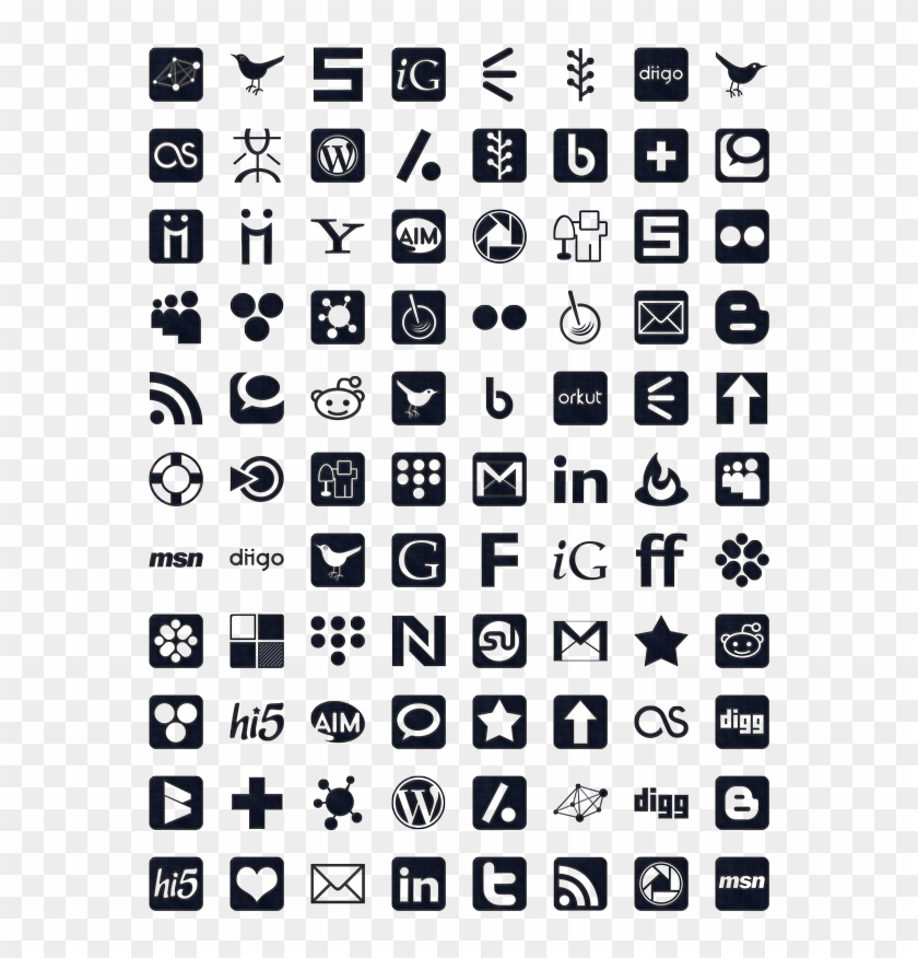 840x876 Blue Jeans Social Media Icon Pack