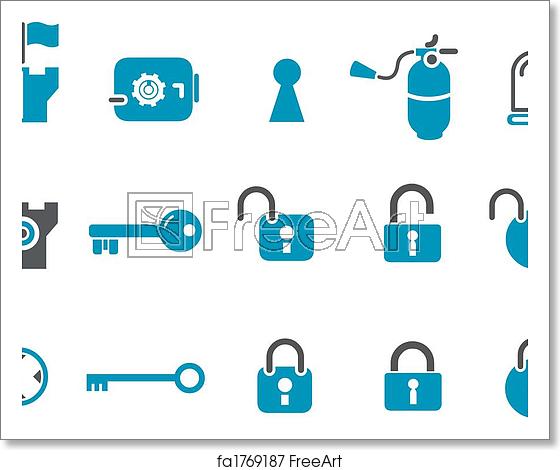 560x470 Free Art Print Of Security Icon Set Vector Icons Pack