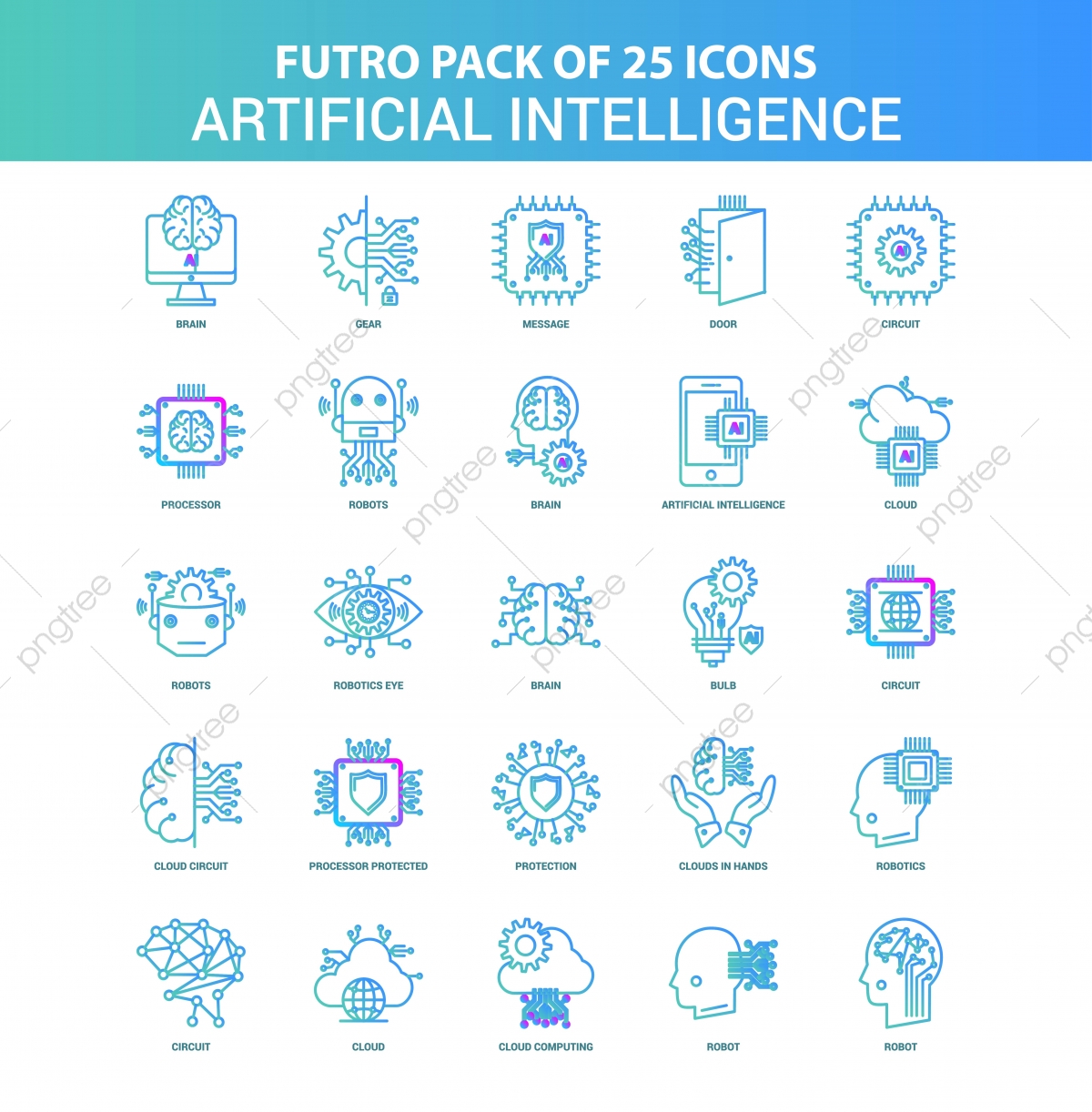 1200x1222 Green And Blue Futuro Artificial Intelligence Icon Pack