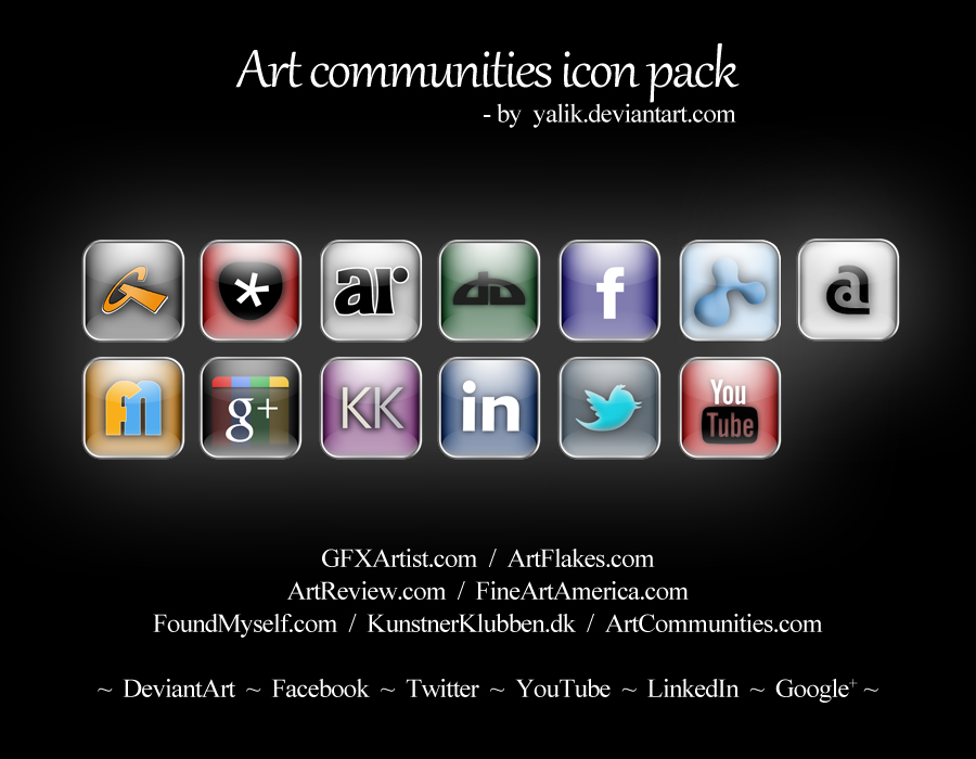 900x700 Art Communities Icon Pack