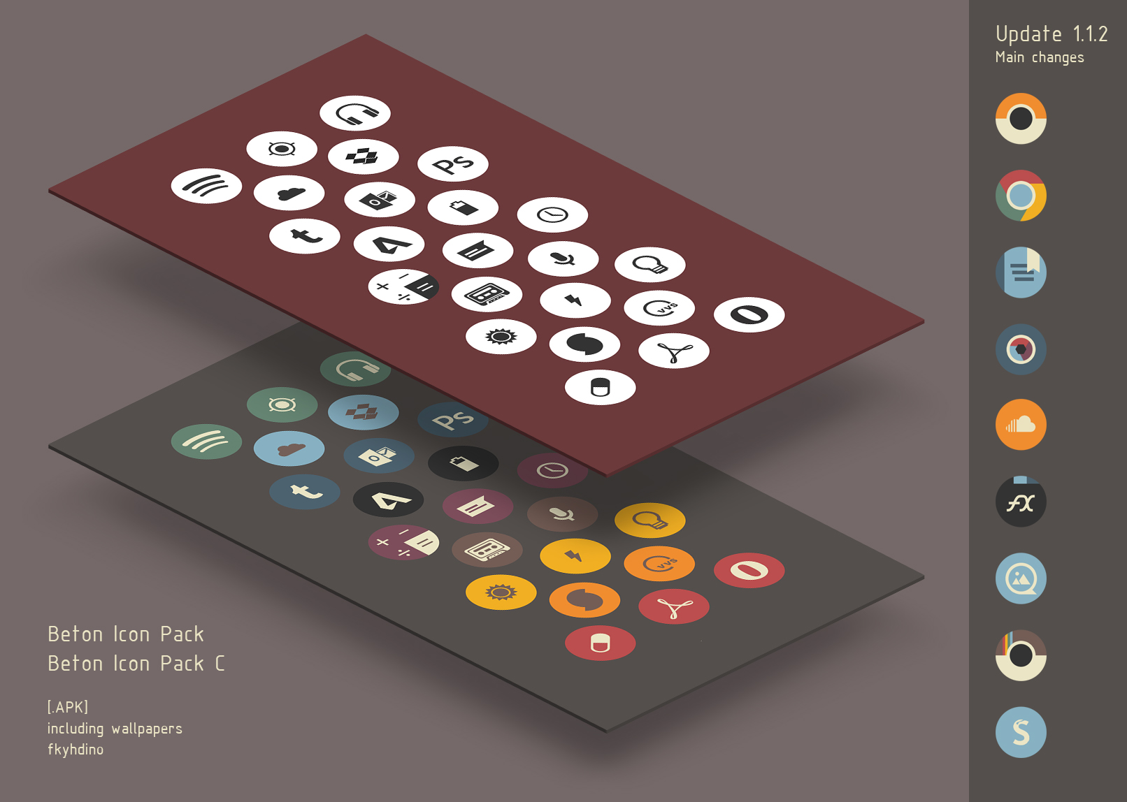 1612x1148 Beton Icon Pack For Android