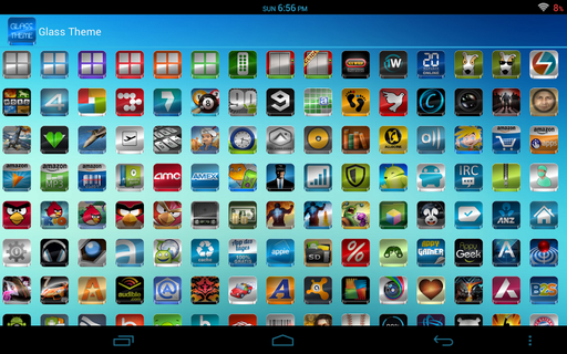 512x320 Glass Theme Apk