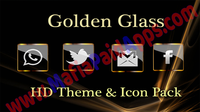 640x360 Golden Glass Nova Icon Pack Apk For Android Customize Your