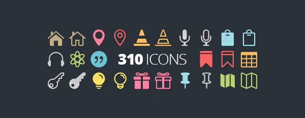 600x232 The Elegant Icon Font Of The Best Free Icons For The Modern