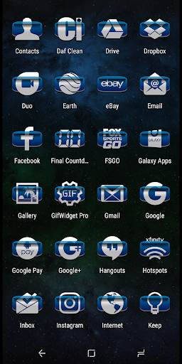 256x512 Aj Blue Icon Pack Latest Version Apk