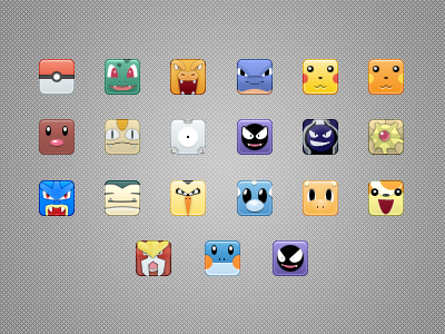 400x300 Pokemon Icon Set