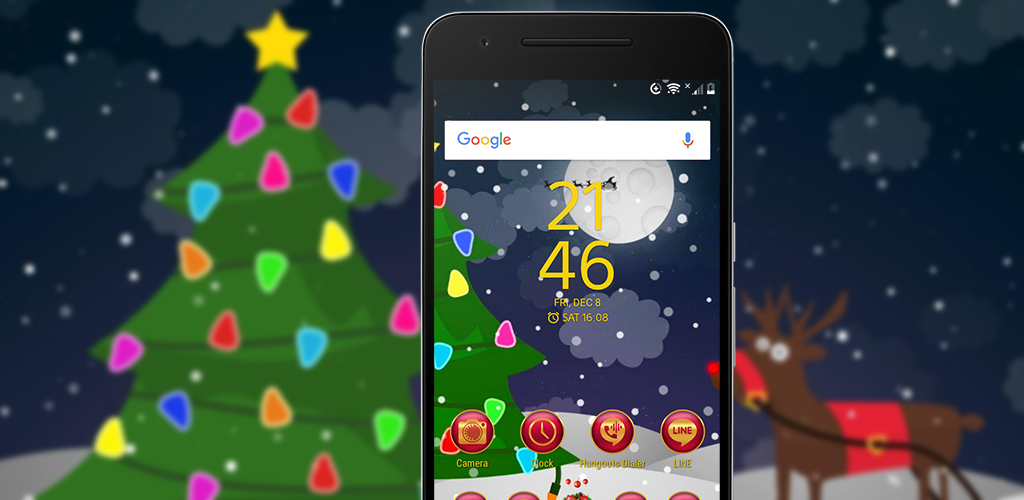 1024x500 Christmas Eve Theme And Icon Pack