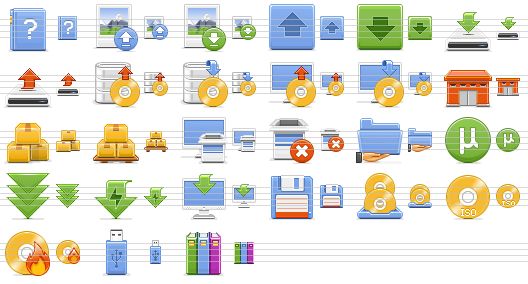 Archive Toolbar Icon Pack 528x284 Archive Toolbar Icon Pack