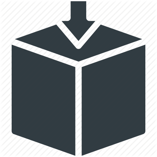 512x512 Carton Box, Down Arrow, Download, Packaging Icon
