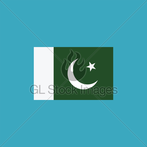 Pakistan Flag Icon In Flat Design Gl Stock Images 500x500 Pakistan Flag Icon In Flat Design Gl Stock Images