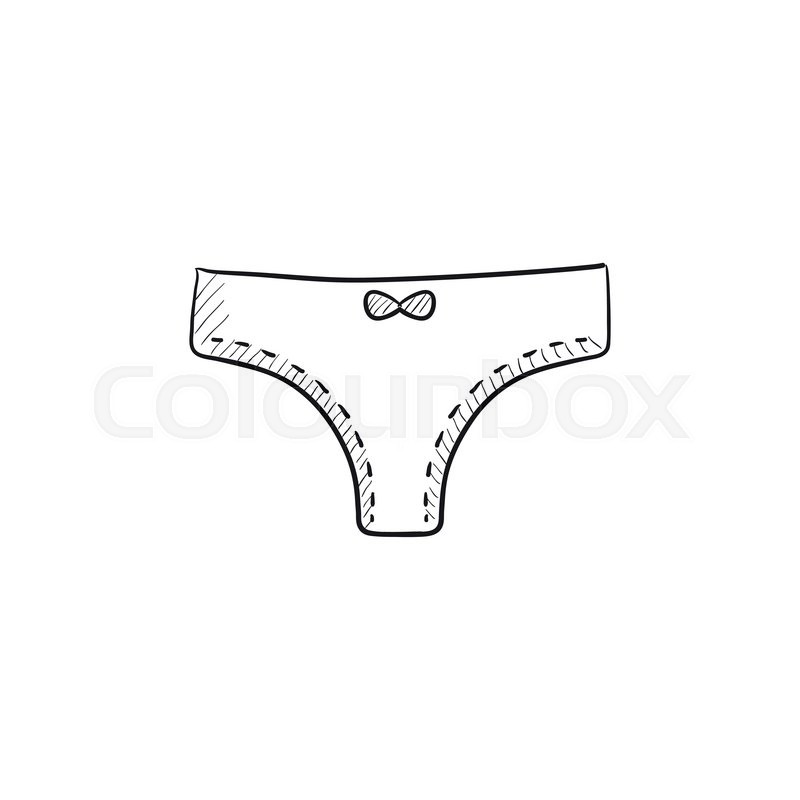 800x800 Panties Vector Sketch Icon Isolated On Stock Vector Colourbox