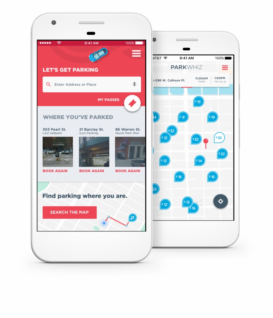920x1073 Parking Booking App, Transparent Png Download For Free
