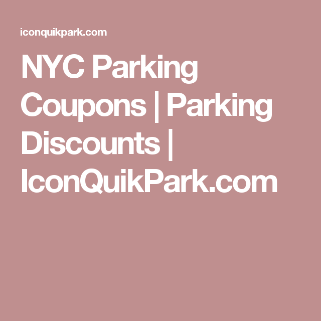 640x640 Nyc Parking Coupons Parking Discounts