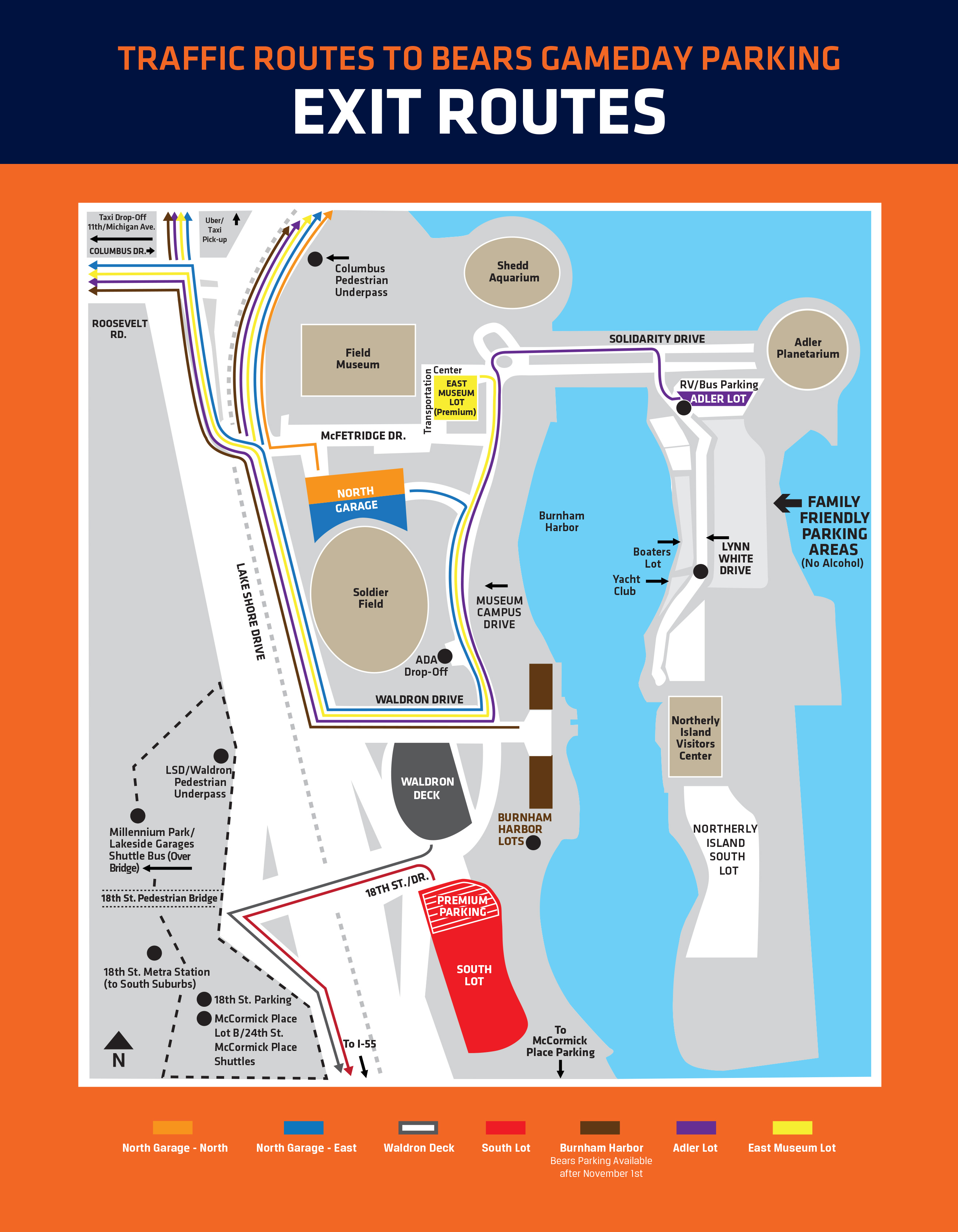 2625x3375 Parking Transportation Guide Chicago Bears Official Website