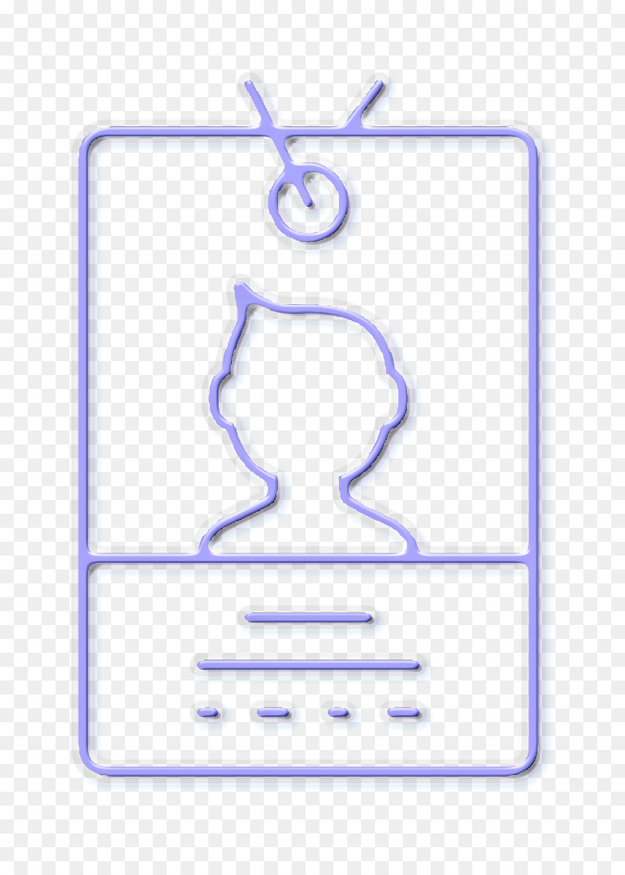 900x1260 Id Card Icon Pass Icon Essential Set Icon Png Download